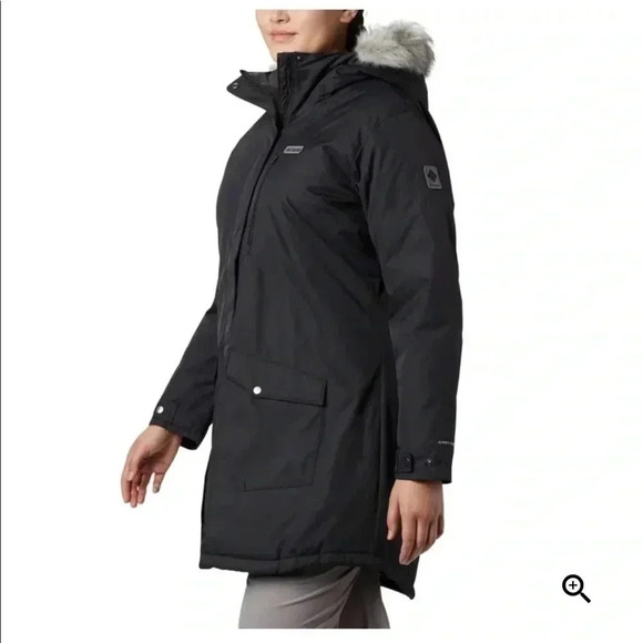 Columbia Suttle Mountain Long Insulated Jacket sz 2X - Picture 8 of 9